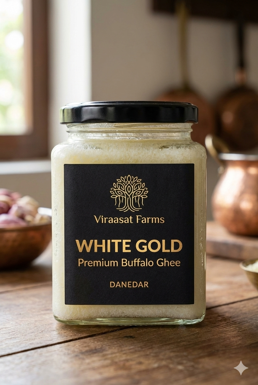 Viraasat Farms Buffalo Ghee 500ML Jar