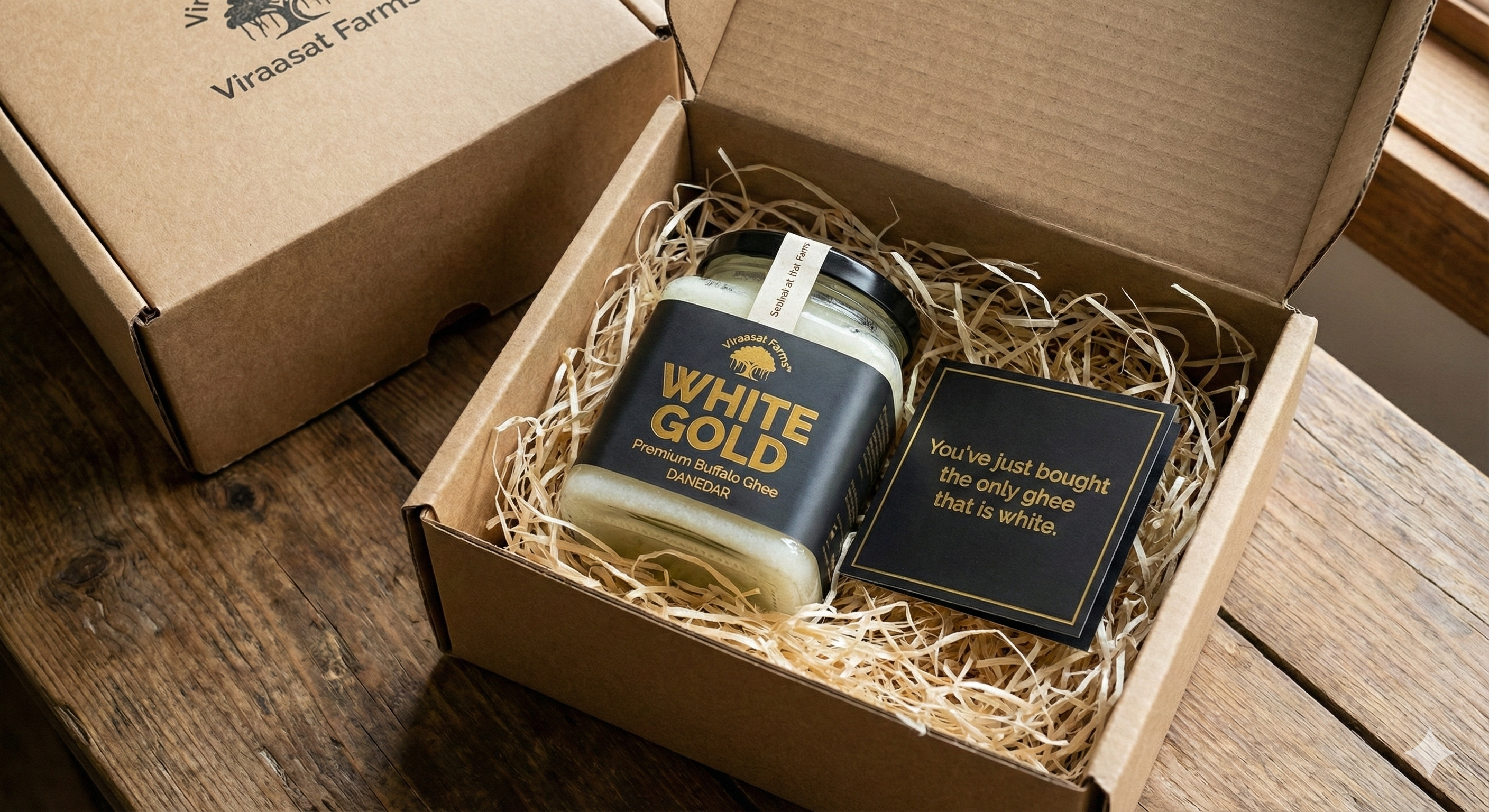 Viraasat Farms White Gold Buffalo Ghee